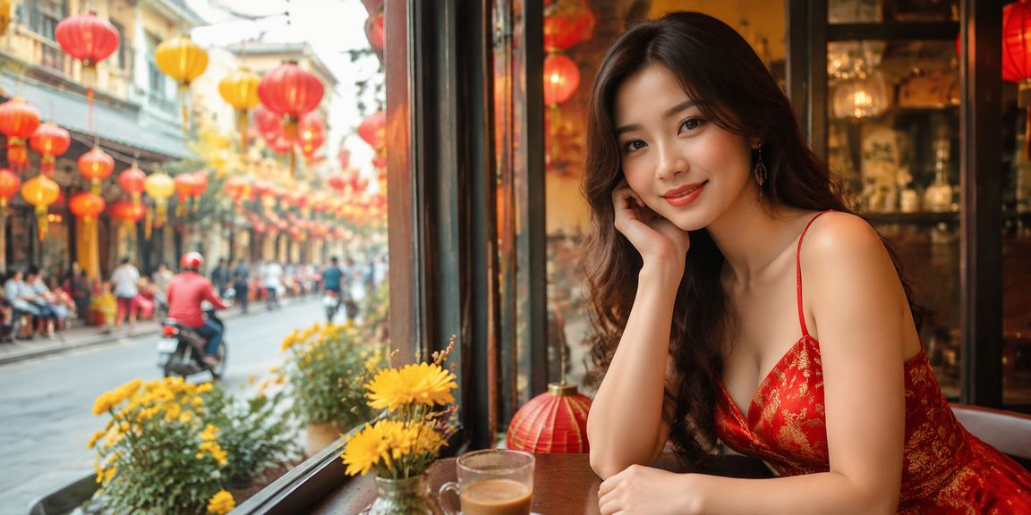 Người dùng tại Hà Nội kiểm tra kết quả khuyến mãi vl88 trong quán cà phê buổi sáng
